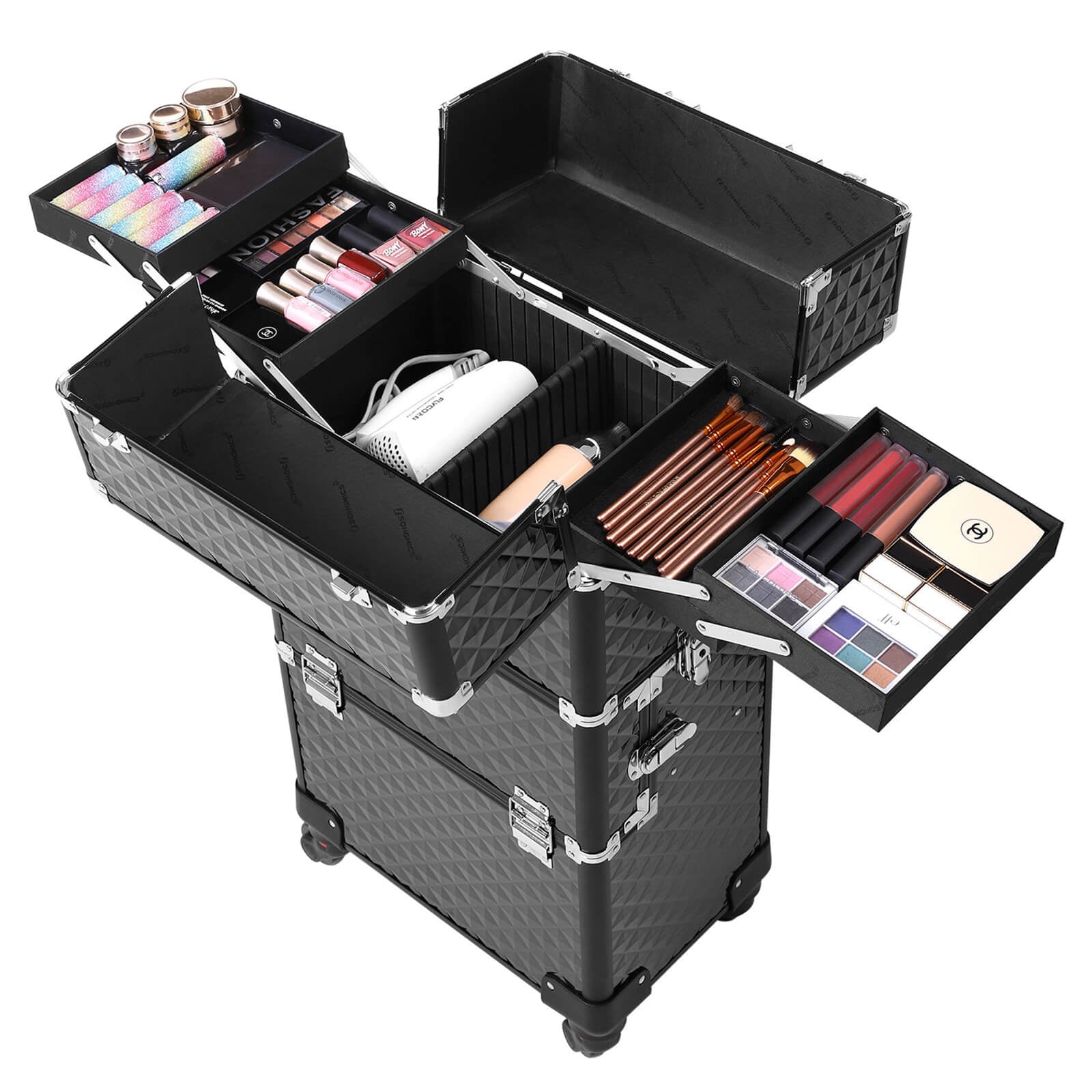 Organizer, czarny, 75 cm
