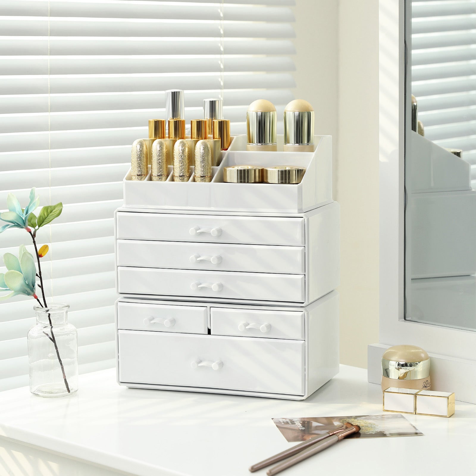 Organizer, biały, 23,8 cm