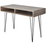 Biurko Z 2 Półkami, Szare
