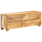 Szafka Pod Telewizor, Lite Drewno Mango, 110X30X40 Cm