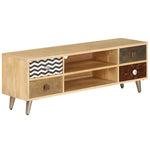 Szafka Pod Tv, 120X30X40 Cm, Lite Drewno Mango