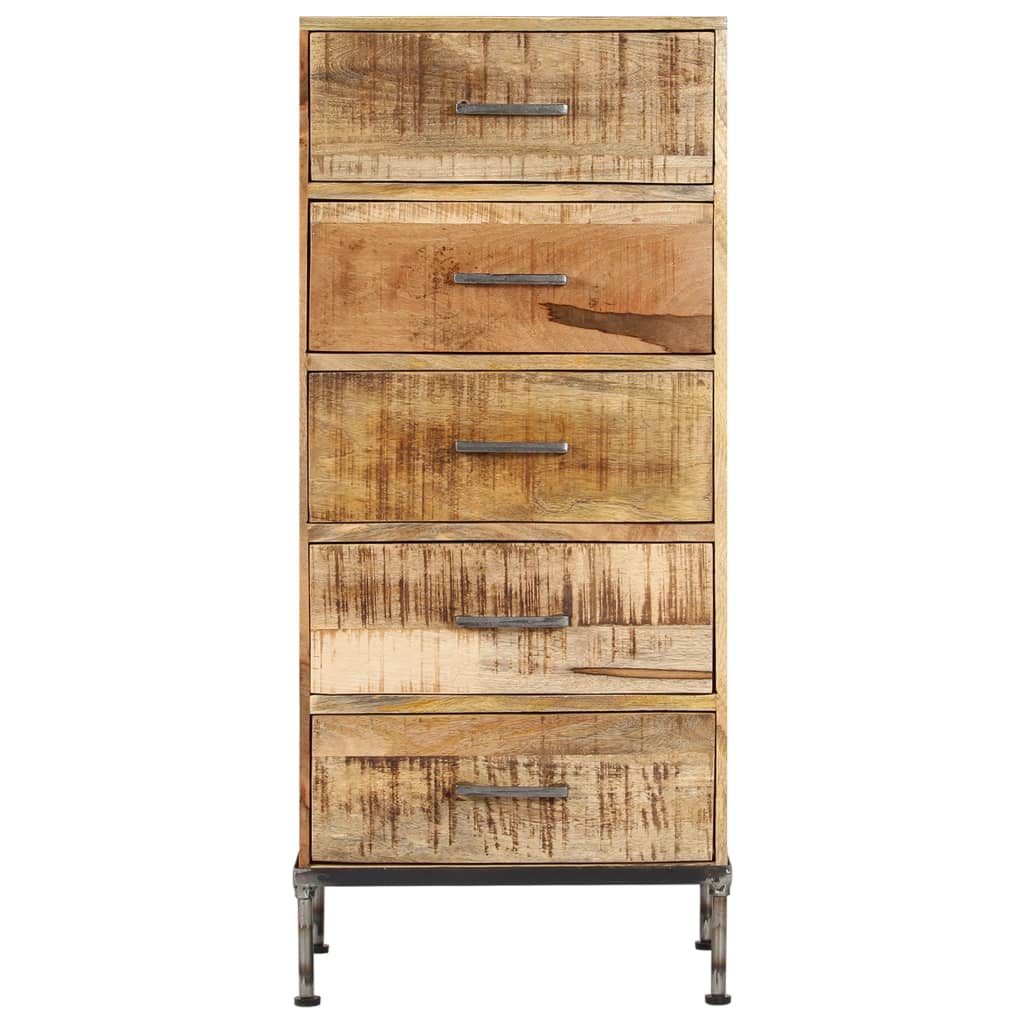 Komoda, 45X35X106 Cm, Lite Drewno Mango