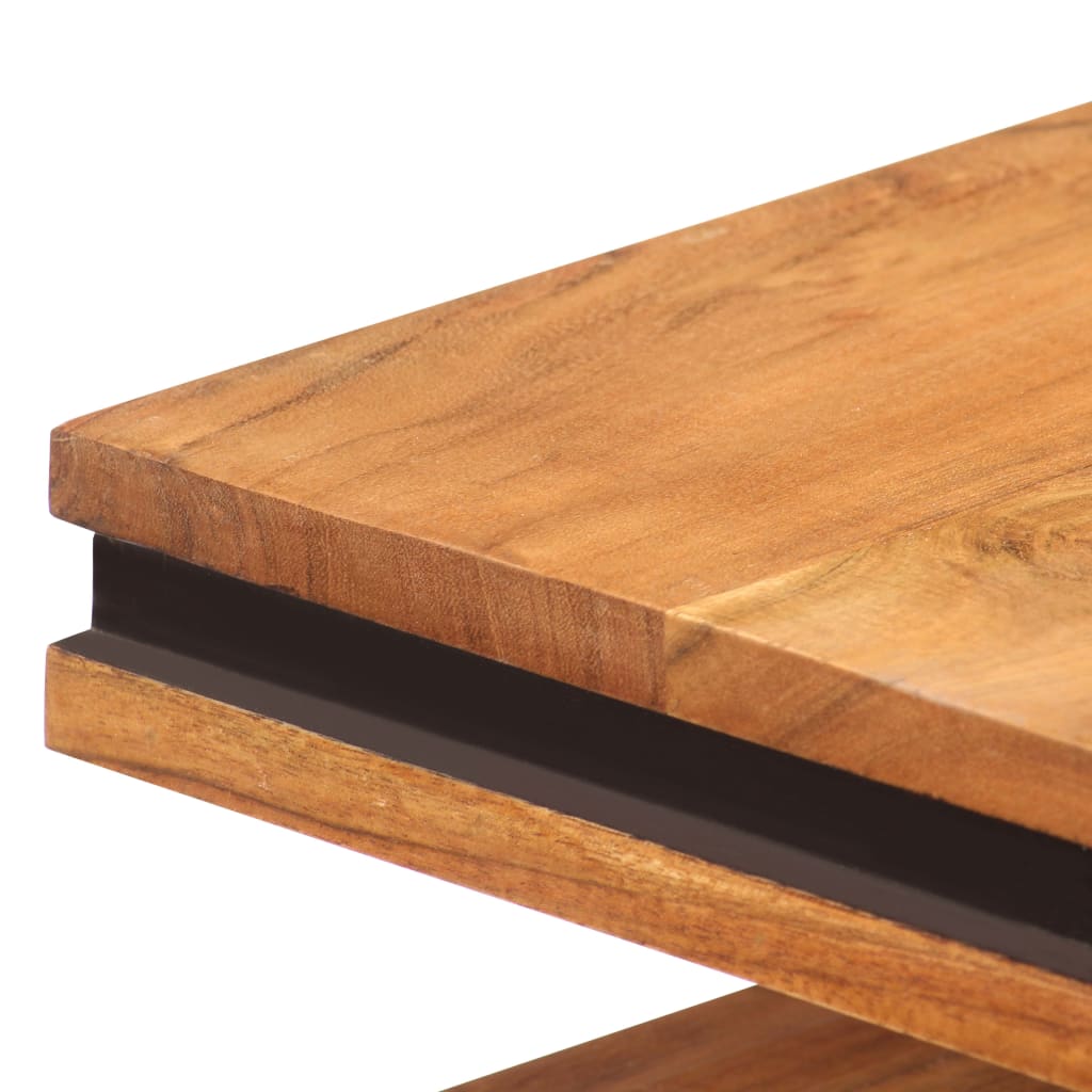Stolik Kawowy, 100 X 45 X 33 Cm, Lite Drewno Akacjowe