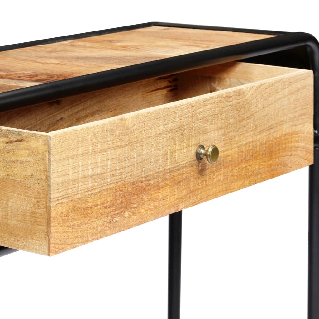 Stolik Konsola, 118 X 30 X 75 Cm, Lite Drewno Mango