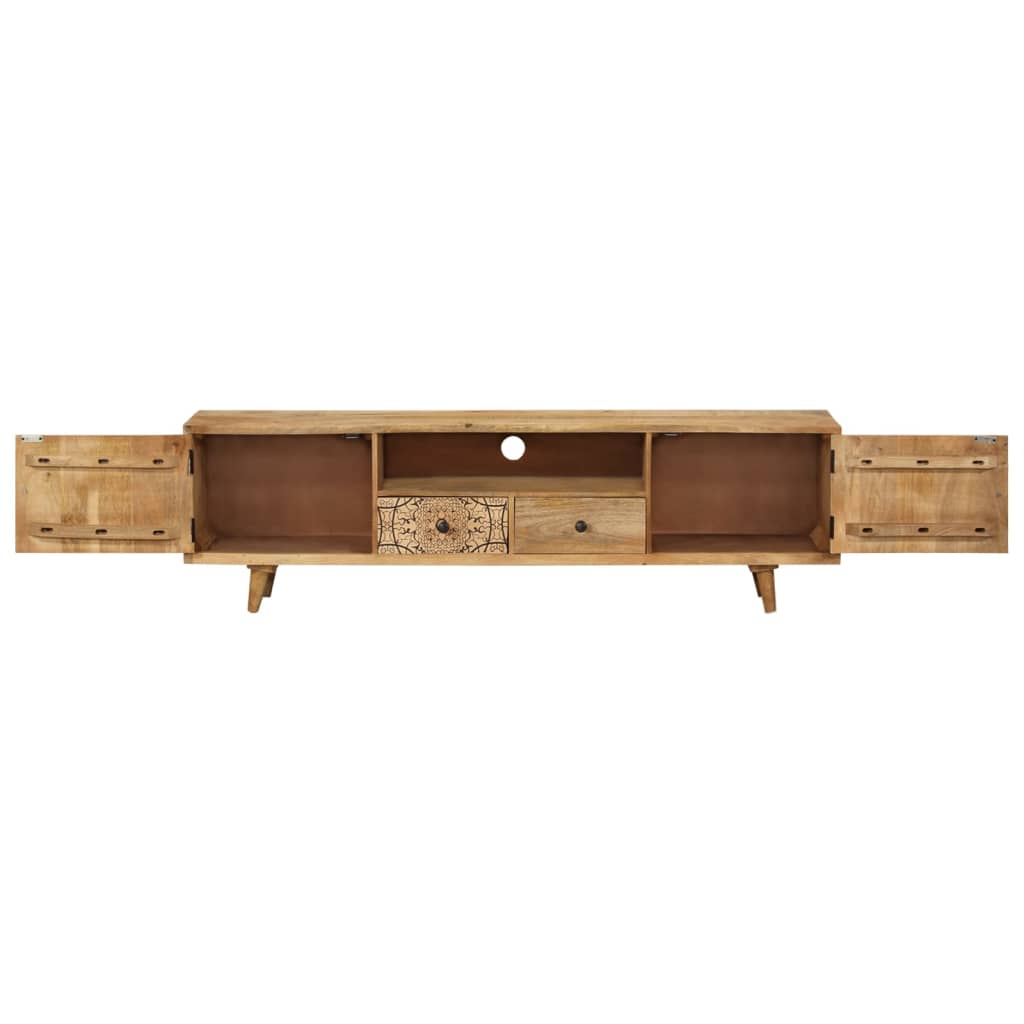 Szafka Pod Tv, 140X30X40 Cm, Lite Drewno Mango