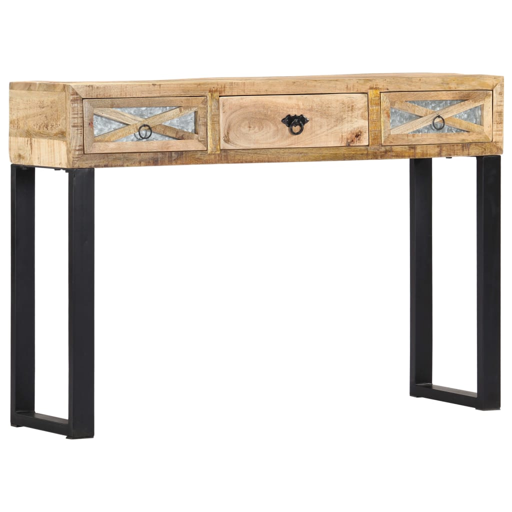 Stolik Typu Konsola, 110X30X76 Cm, Lite Drewno Mango