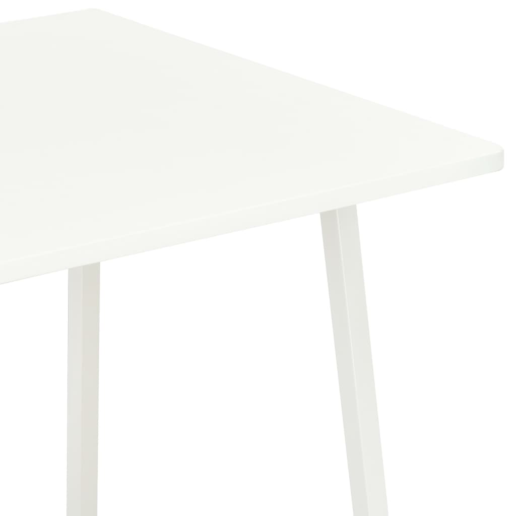Biurko Z Regałem, Białe, 102X50X117 Cm