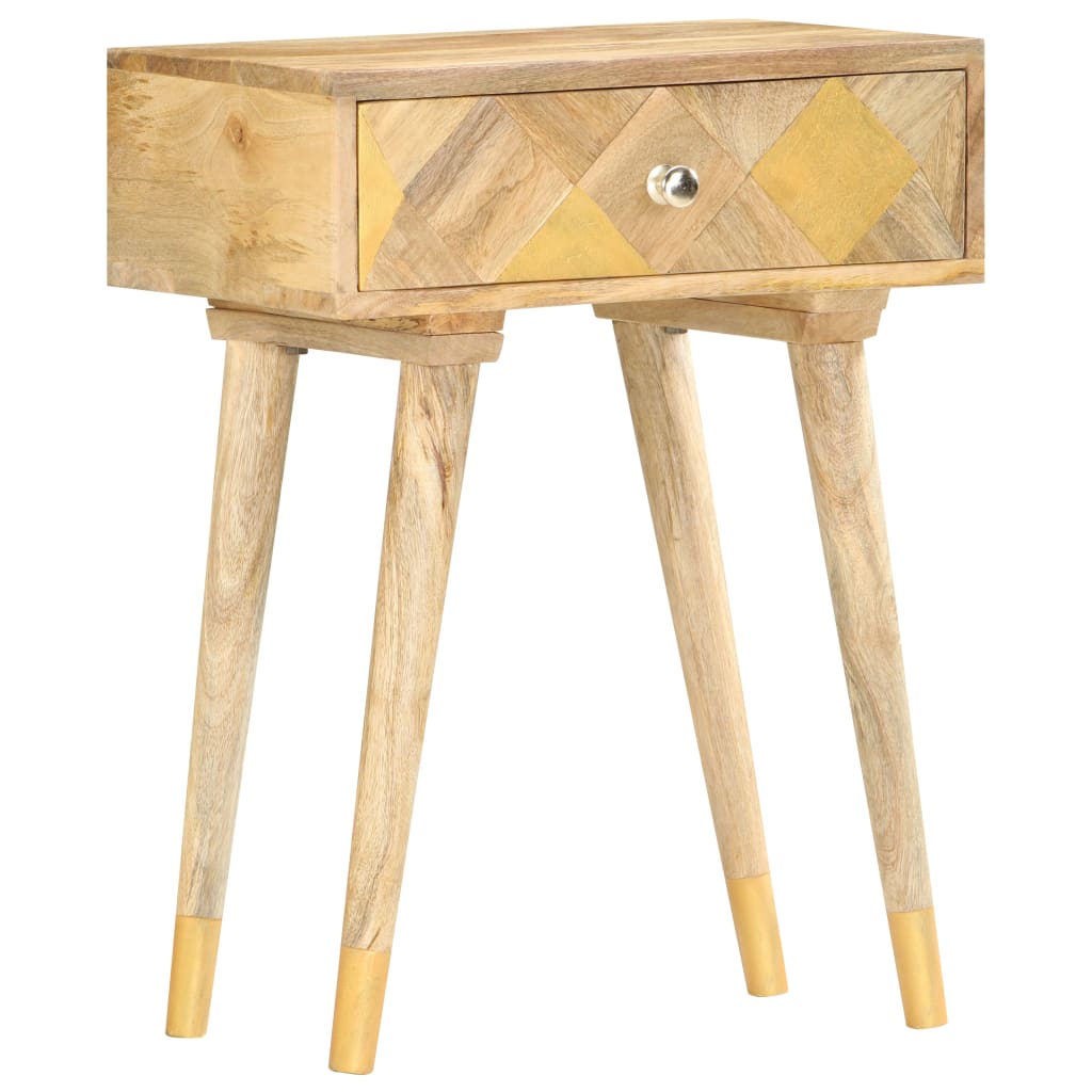 Szafka Nocna, 43X30X58 Cm, Lite Drewno Mango