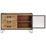 Komoda, 100X31X60 Cm, Lite, Surowe Drewno Mango