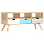 Szafka Pod Tv, 110 X 35 X 48 Cm, Lite Drewno Mango