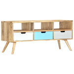 Szafka Pod Tv, 110 X 35 X 48 Cm, Lite Drewno Mango