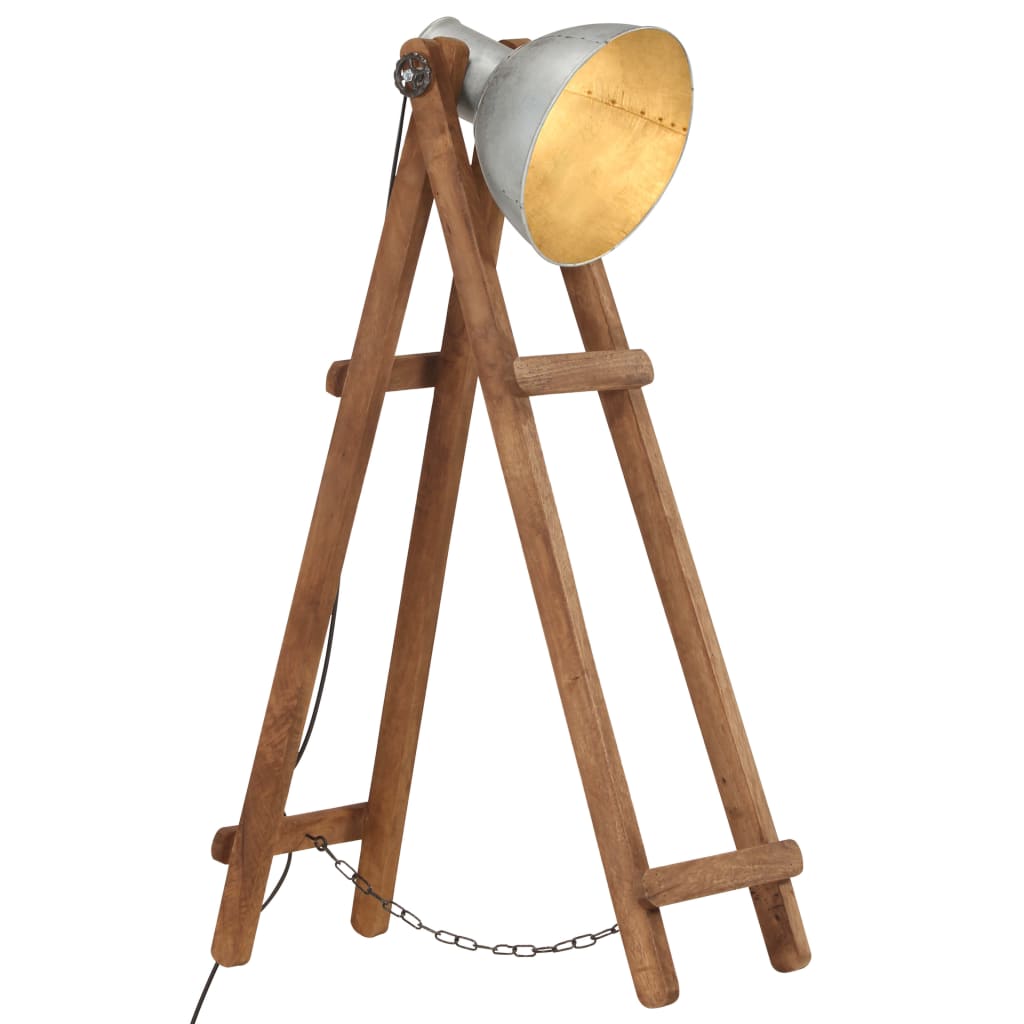 Lampa Podłogowa, Kolor U, E27, Lite Drewno Mango
