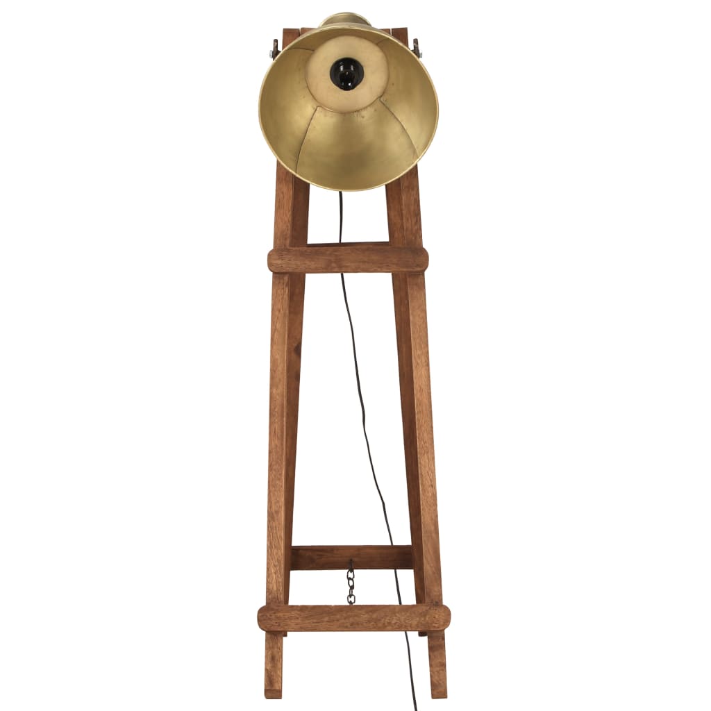 Lampa Podłogowa, Kolor U, E27, Lite Drewno Mango