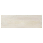 Stolik Konsolowy, Biały, 115X35X77 Cm, Surowe Drewno Mango