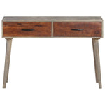 Stolik Typu Konsola, 110X35X75 Cm, Lite, Surowe Drewno Mango