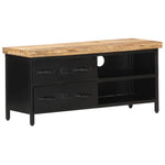 Szafka Pod Tv, 90X30X41 Cm, Surowe Drewno Mango