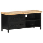 Szafka Pod Tv, 90X30X41 Cm, Surowe Drewno Mango