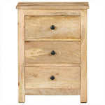 Stolik Nocny, 45X35X60 Cm, Lite Drewno Mango