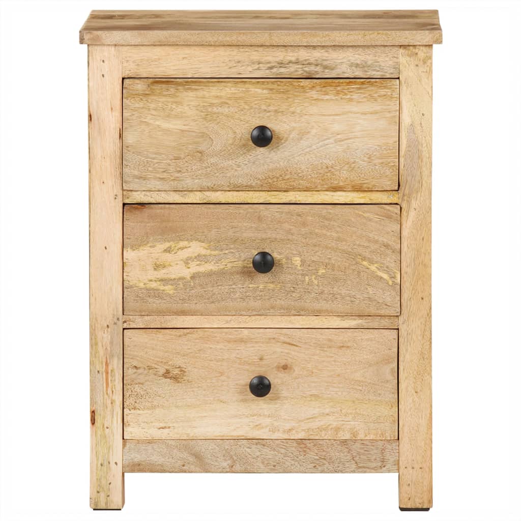 Stolik Nocny, 45X35X60 Cm, Lite Drewno Mango