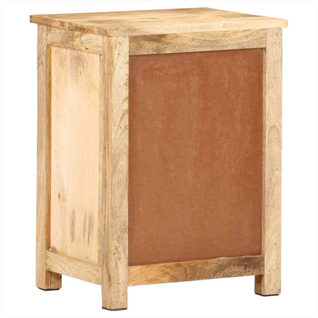 Stolik Nocny, 45X35X60 Cm, Lite Drewno Mango