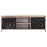 Szafka Pod Tv, 120X30X40 Cm, Surowe Drewno Mango
