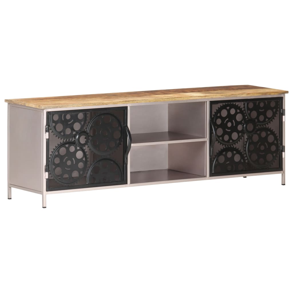 Szafka Pod Tv, 120X30X40 Cm, Surowe Drewno Mango