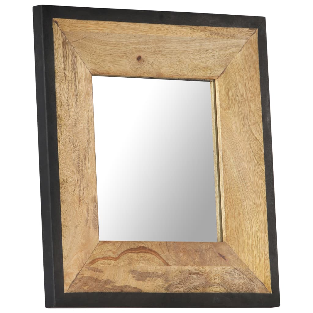 Lustro Z Ramą Z Litego Drewna Mango,