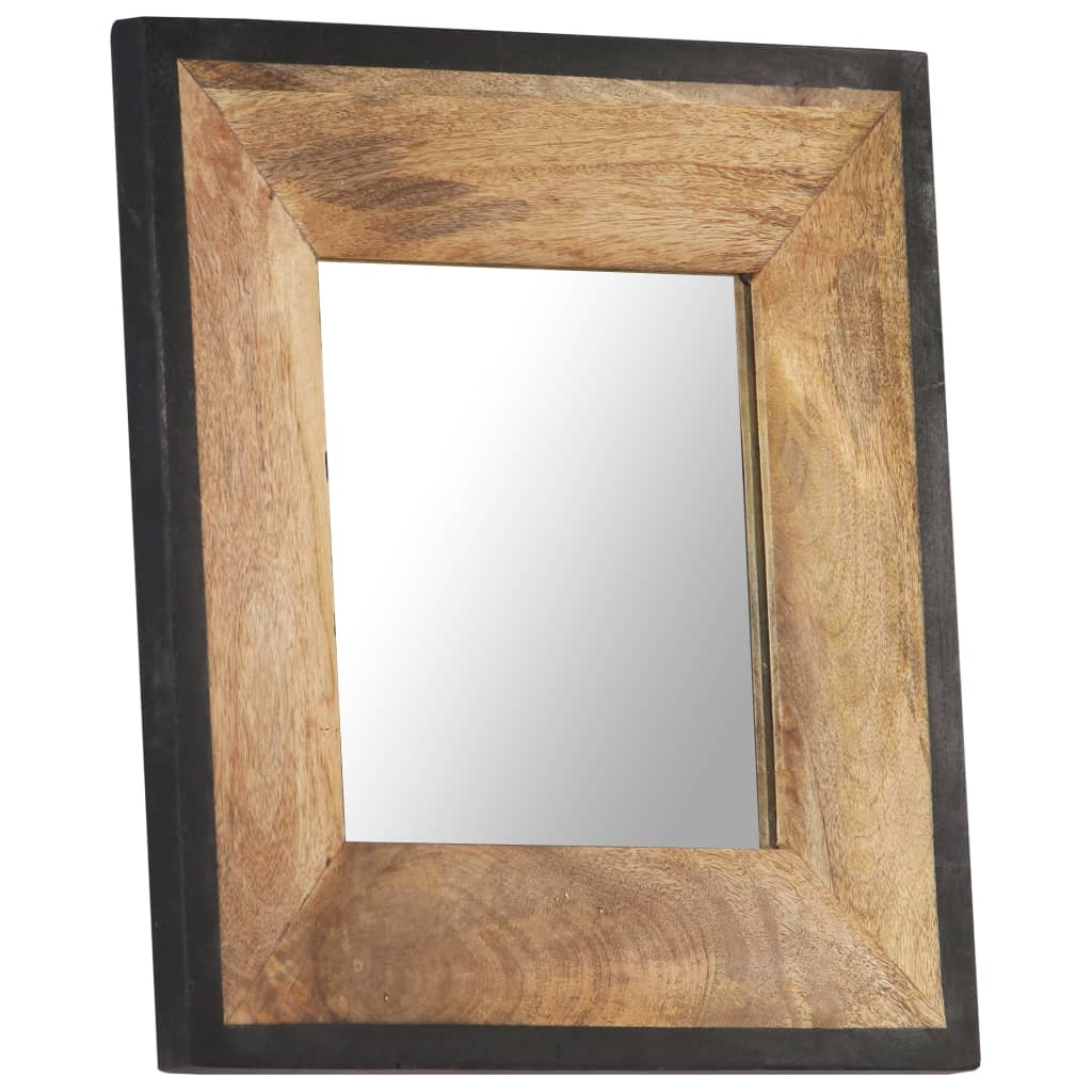 Lustro Z Ramą Z Litego Drewna Mango,
