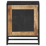 Szafka Nocna, 40X30X50 Cm, Surowe Drewno Mango