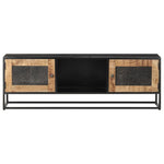 Szafka Pod Tv, 120X30X40 Cm, Surowe Drewno Mango