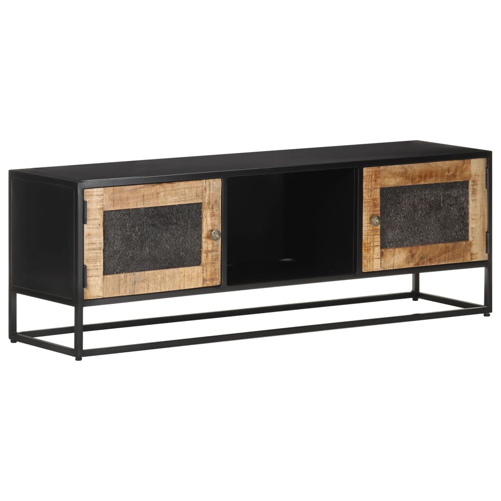 Szafka Pod Tv, 120X30X40 Cm, Surowe Drewno Mango