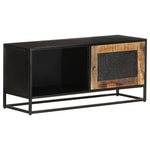 Szafka Pod Tv, 90X30X40 Cm, Surowe Drewno Mango