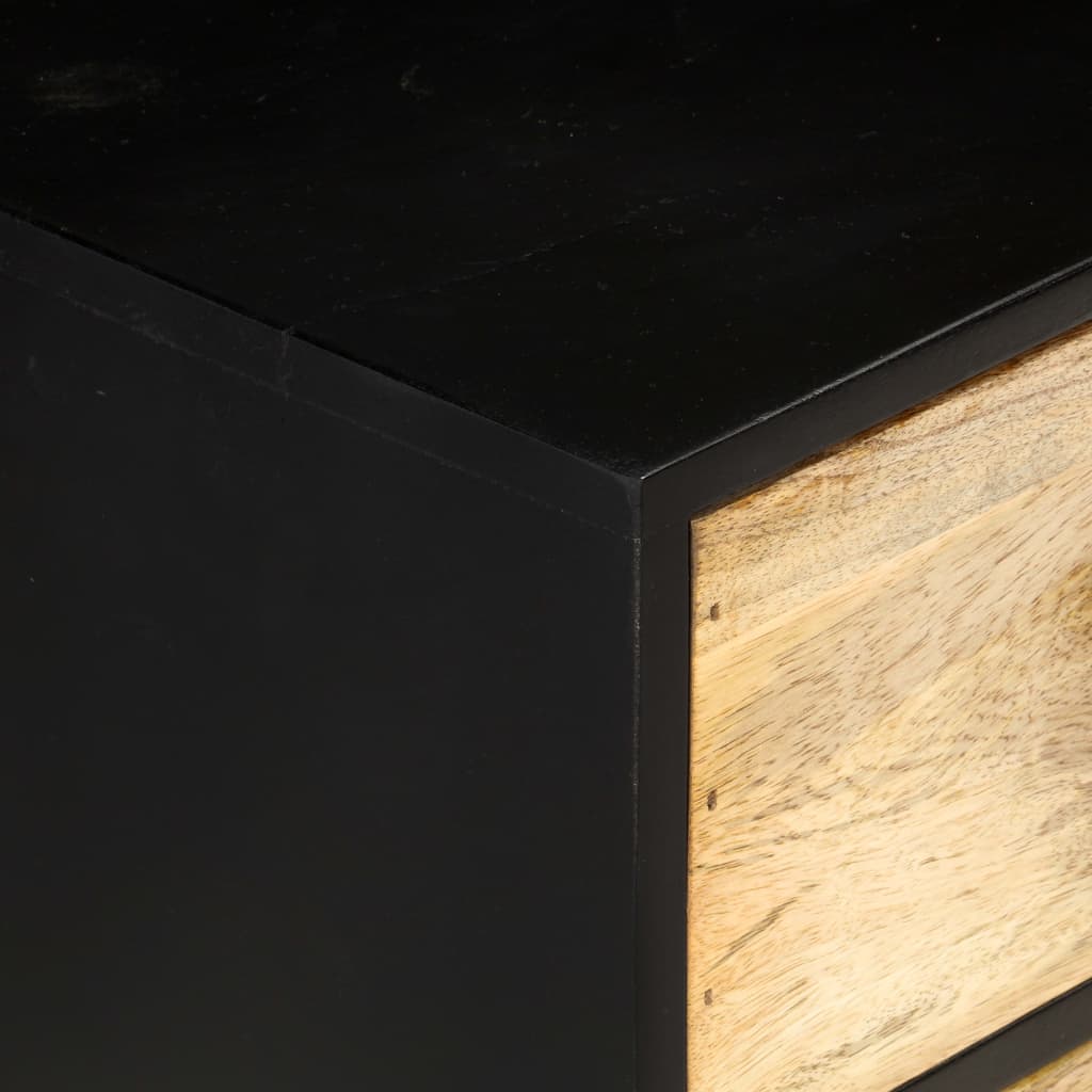 Szafka, 110 X 33 X 64 Cm, Lite Drewno Mango