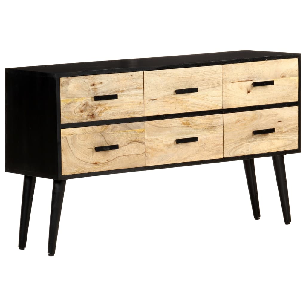 Szafka, 110 X 33 X 64 Cm, Lite Drewno Mango