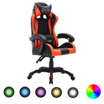 Fotel Dla Gracza Z Rgb Led, , Sztuczna Skóra