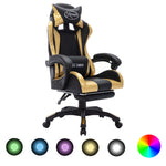 Fotel Dla Gracza Z Rgb Led, , Sztuczna Skóra