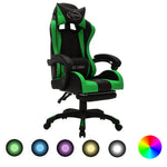 Fotel Dla Gracza Z Rgb Led, , Sztuczna Skóra