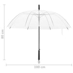 Parasolka Przezroczysta, 100 Cm