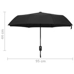 Parasolka Automatyczna, Czarna, 95 Cm