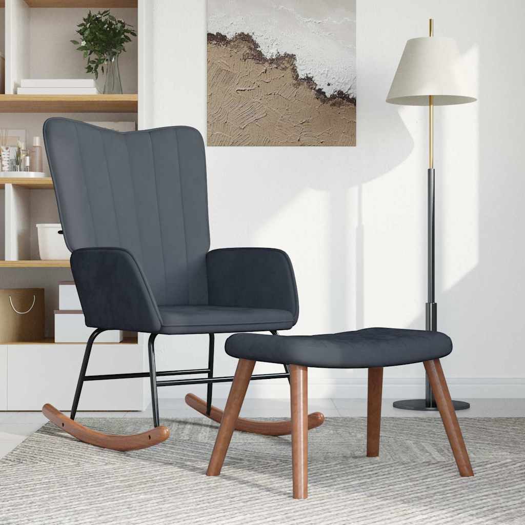 Fotel Bujany , , Obity Aksamitem