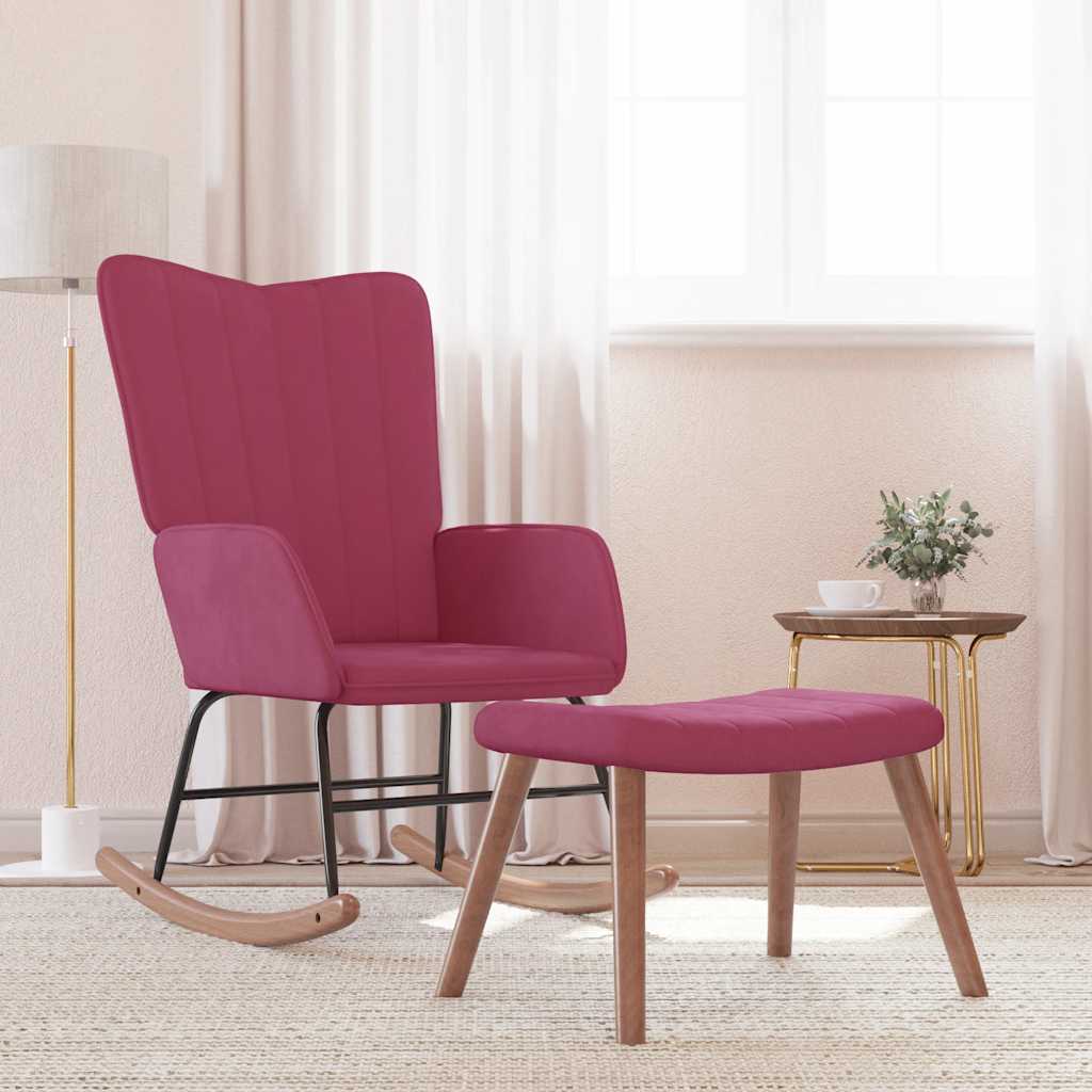 Fotel Bujany , , Obity Aksamitem