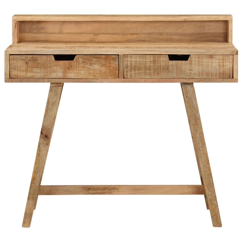 Biurko, 100X45X90 Cm, Surowe Drewno Mango