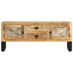 Szafka Pod Telewizor, 110X30X45 Cm, Surowe Drewno Mango