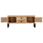 Szafka Pod Telewizor, 110X30X45 Cm, Surowe Drewno Mango