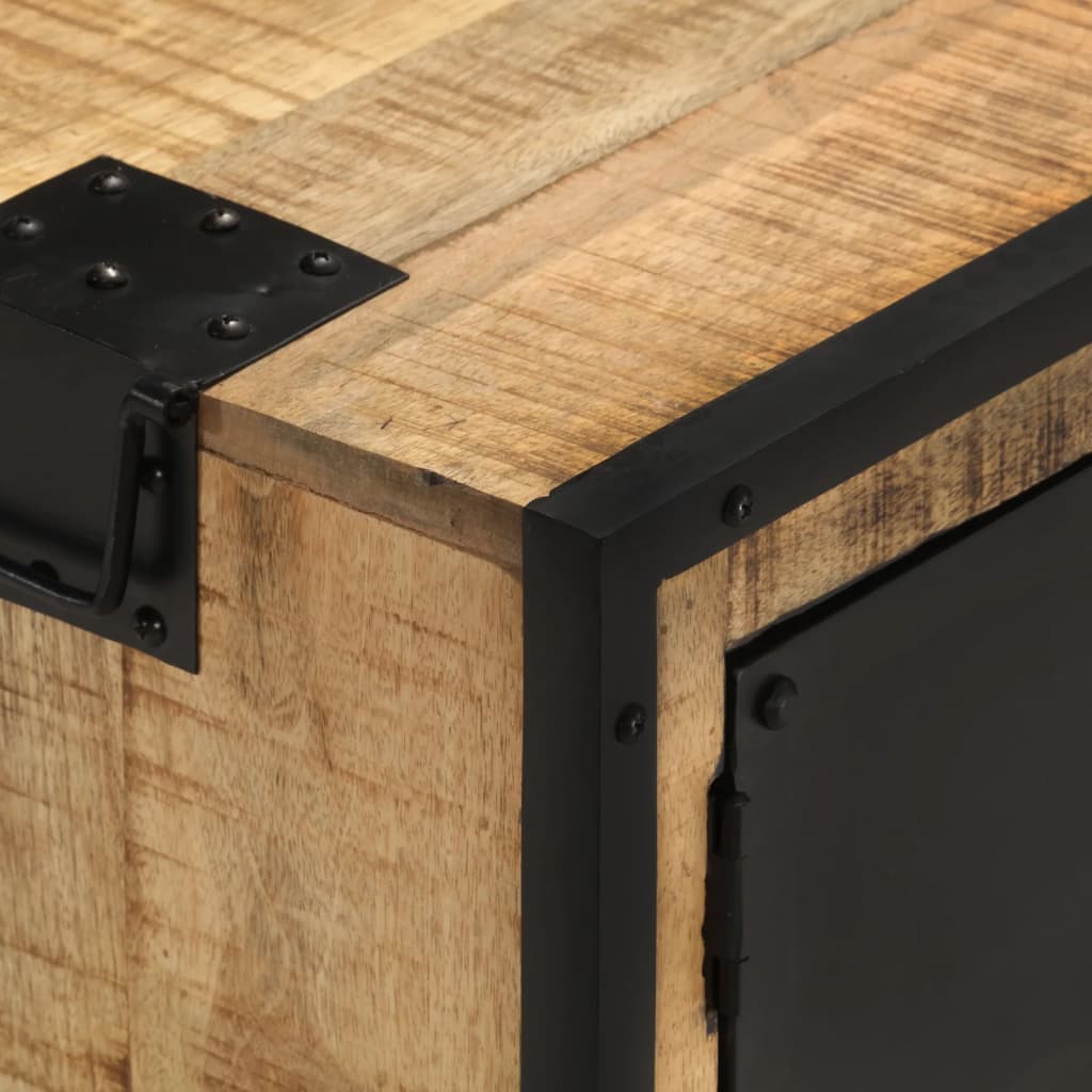 Szafka Pod Telewizor, 110X31X46 Cm, Surowe Drewno Mango