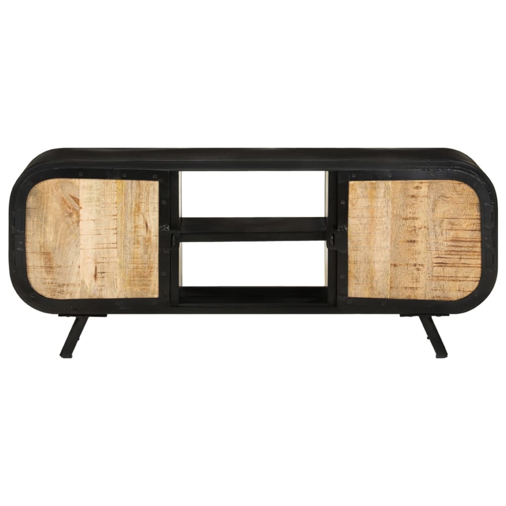 Szafka Pod Telewizor, 110X30X45 Cm, Surowe Drewno Mango