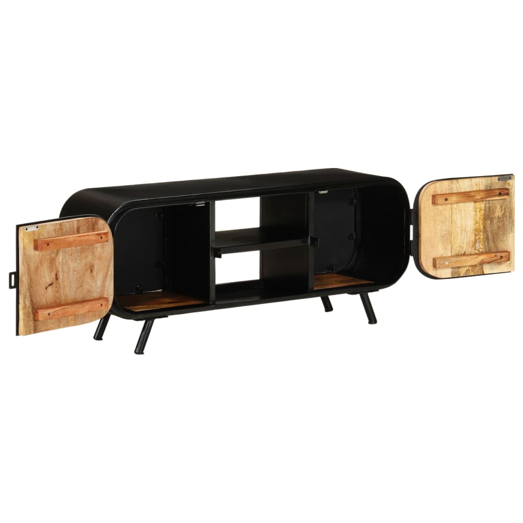 Szafka Pod Telewizor, 110X30X45 Cm, Surowe Drewno Mango