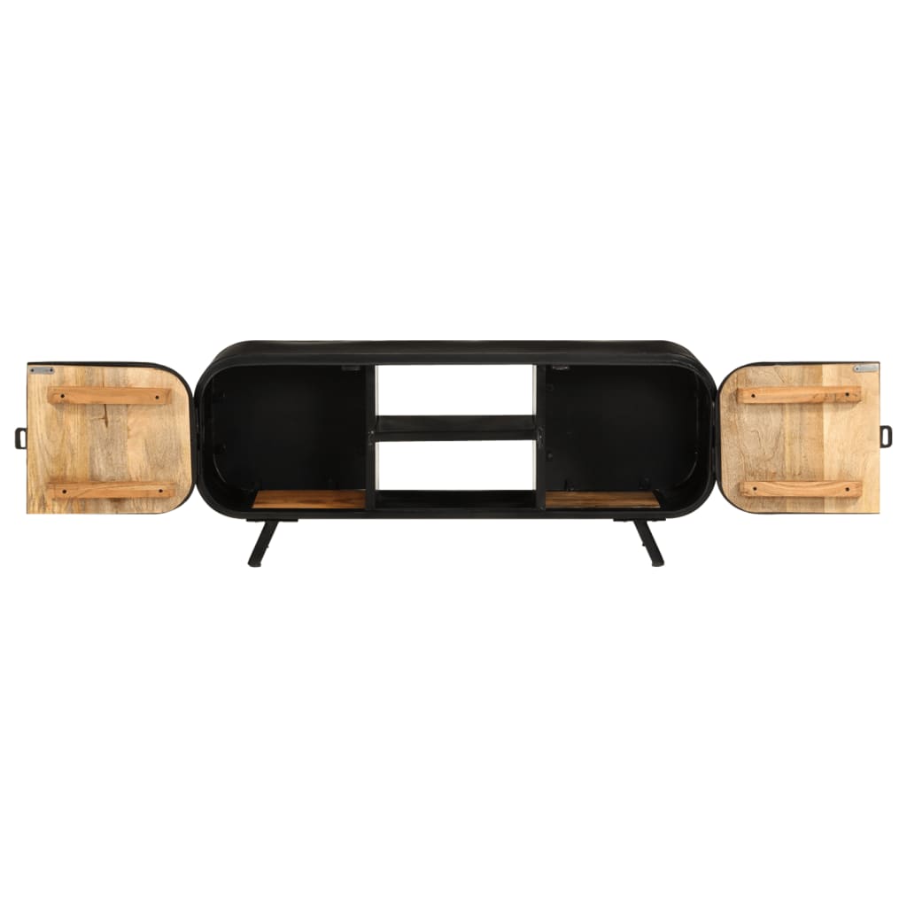 Szafka Pod Telewizor, 110X30X45 Cm, Surowe Drewno Mango