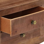 Szafka Pod Telewizor, 110X30X40 Cm, Surowe Drewno Mango