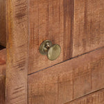 Szafka Pod Telewizor, 110X30X40 Cm, Surowe Drewno Mango
